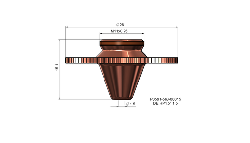 DE HP1.5" 1.5