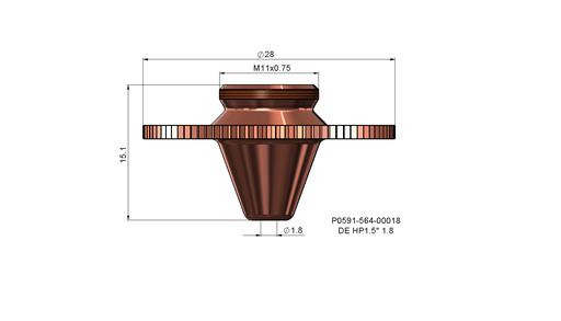 DE HP1.5" 1.8