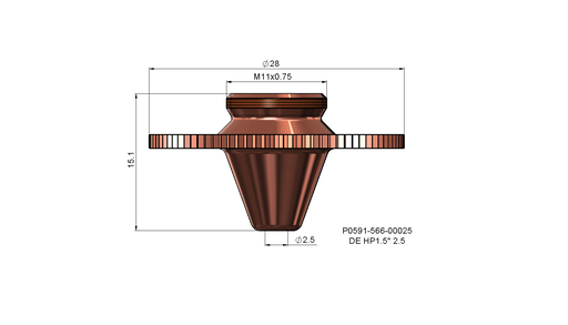 DE HP1.5" 2.5