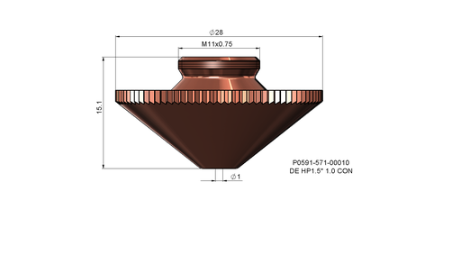 DE HP1.5” 1.0 CON