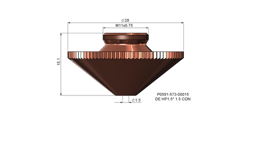 DE HP1.5” 1.5 CON