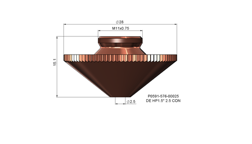 DE HP1.5” 2.5 CON